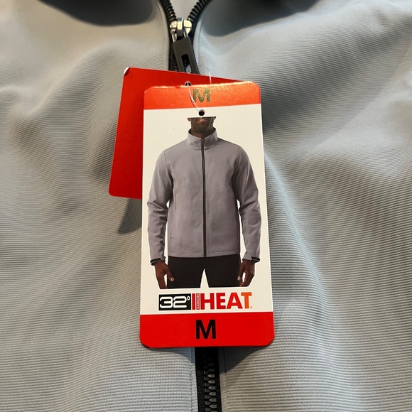 COPY - 32 Degrees Men's Full Zip Jacket Gray Size Medium New with Tags - Picture 5 of 10